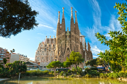 Die Sagrada Familia in Barcelona