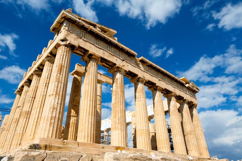 Der Parthenon in Athen - Kurvatur und Wirkung