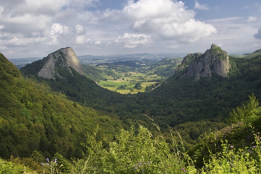 Die Auvergne in Frankreich